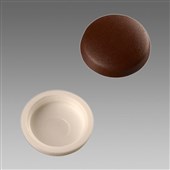 DEN BRAVEN Krycí čepičky na Turbo šrouby s plochou hlavou 15mm bílé